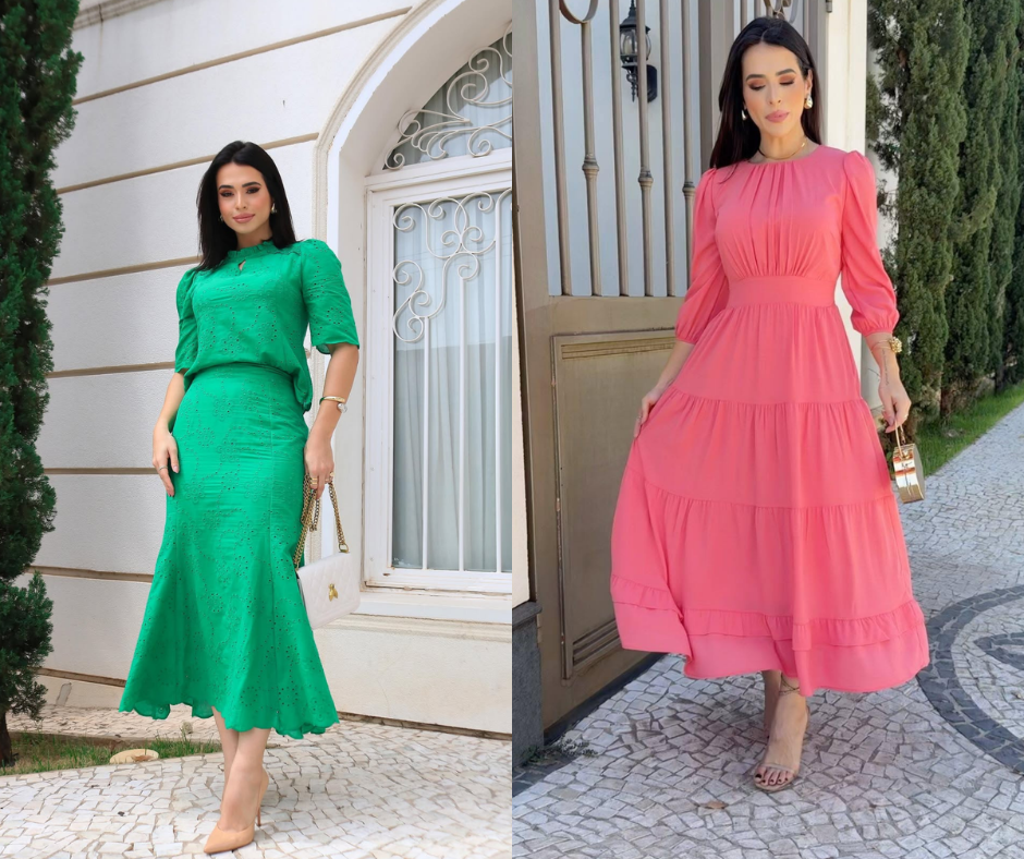 KIT 5 - Vestido Alice + Vestido Ana